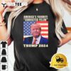 Trump 2024 Americas Favorite Convicted Felon American Flag T Shirt3