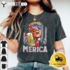 Trump MERICA Make 4th of July Great Again Men Drinking Beer T Shirt2