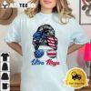 Ultra Maga Shirt US Flag Trump Girl Messy Bun Ultra Mega T Shirt3