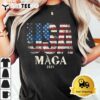 Vintage USA Flag Ultra Maga Gun USA 4th Of July Trump 2024 T Shirt3