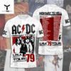 Ac Dc Highway To Hell Usa Tour 79 Design 3d T shirt