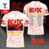 Ac Dc Pwr Up Tour 2024 Special Design 3d T shirt