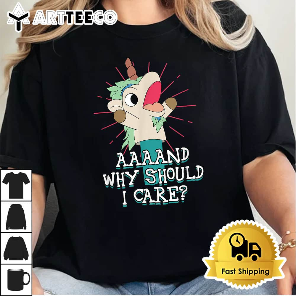 Annnd Why Should I Care Unicorn Apparel Sarcastic T shirt1