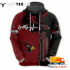 Arizona Cardinals Heartbeat Graphic 3D Shirt Unique gifts For Fans All Over Print