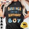 Brother Of The Birthday Boy Dog Family Party T shirt3