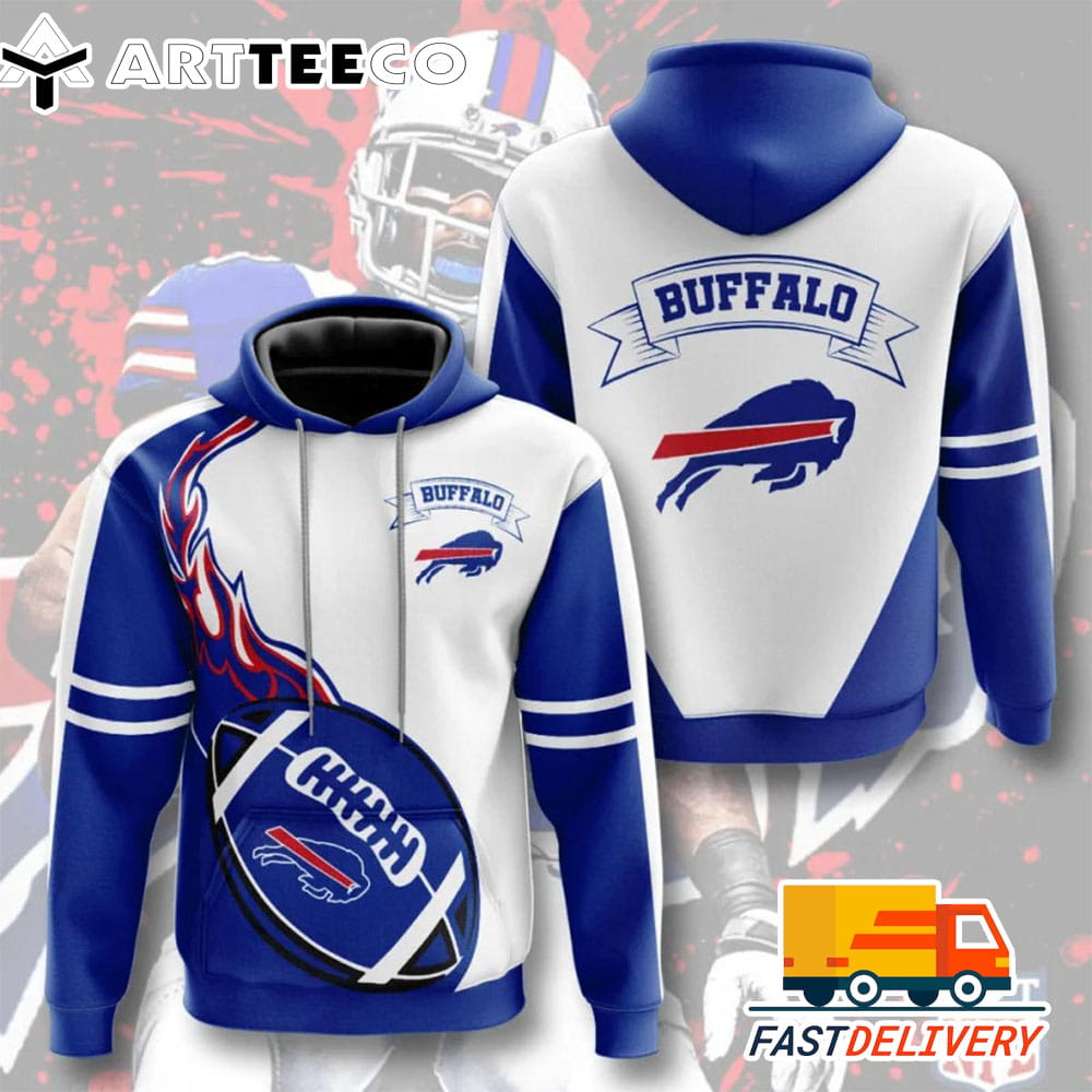 Buffalo Bills Style Flame Ball 3D Shirt Unique gifts For Fans All Over Print