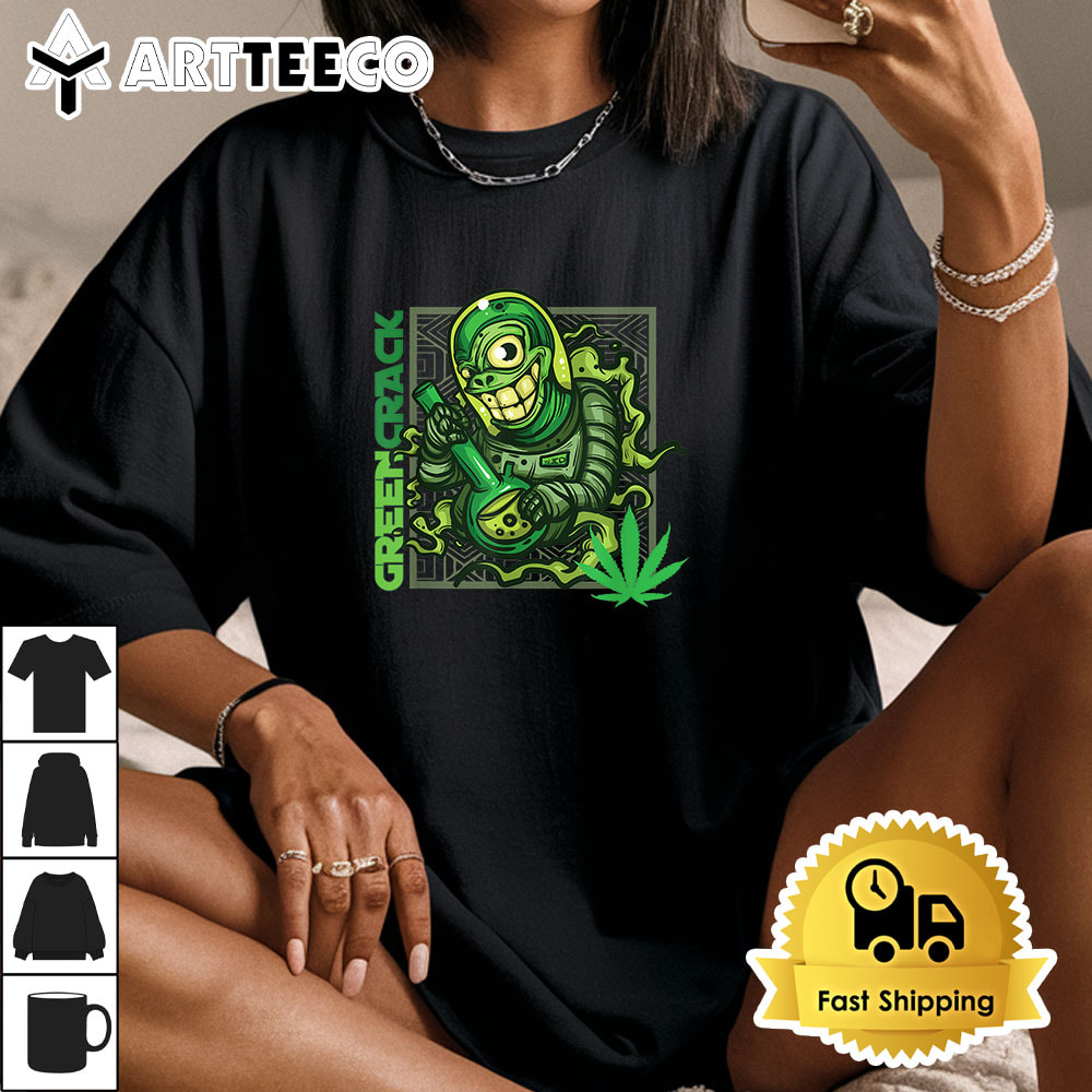 Greed Crack Weed Gift Pot And Marijuana Cannabis T shirt Unisex Vintage T Shirt Trending 1