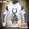 Indianapolis Colts Style Monster Claws 3D Shirt Unique gifts For Fans All Over Print