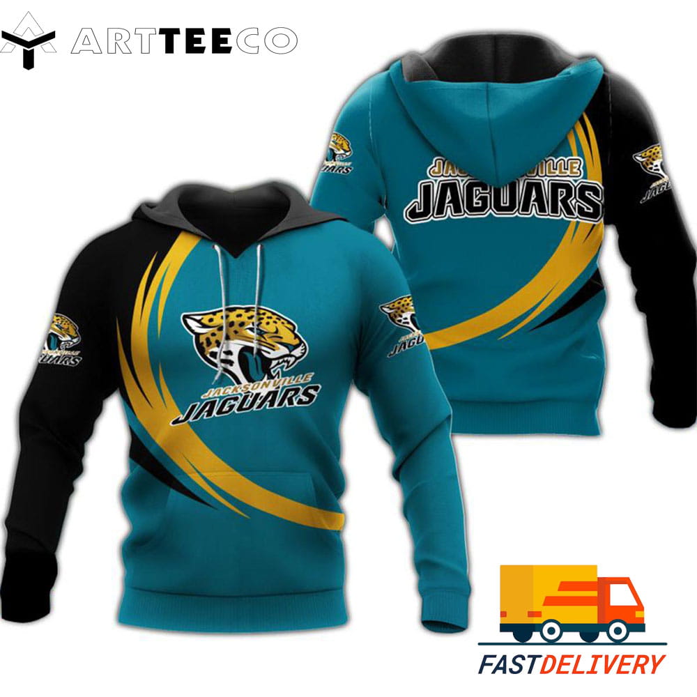 Jacksonville Jaguars Style Curve 3D Shirt Unique gifts For Fans All Over Print