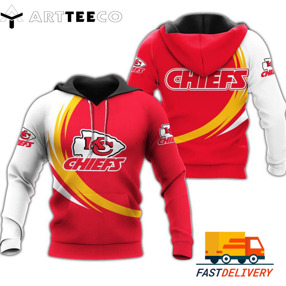 Kansas City Chiefs Style Curve 3D Shirt Unique gifts For Fans All Over Print