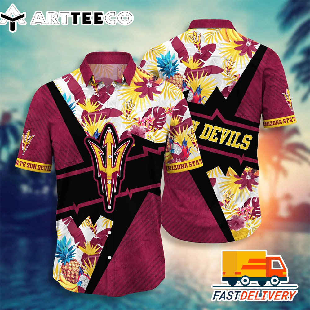 NCAA Arizona State Sun Devils Hawaiian Shirt Style 2 Gift For Fans Football Lover