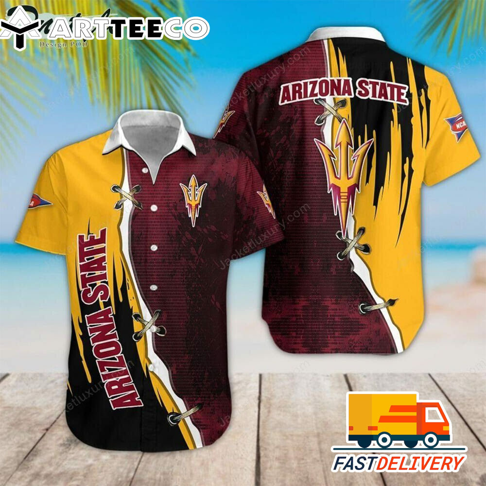 NCAA Arizona State Sun Devils Hawaiian Shirt Style3 Gift For Fans Football Lover