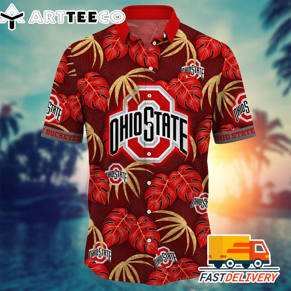 NCAA Ohio State Buckeyes Hawaiian Shirt Gift For Fans Football Lover