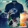 NCAA Penn State Nittany Lions Hawaiian Shirt Tropical Tree Gift For Fans Football Lover