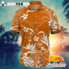 NCAA Texas Longhorns Hawaiian Shirt Tropical Flower Gift For Fans Football Lover