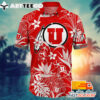 NCAA Utah Utes Hawaiian Shirt Tropical Tree Gift For Fans Football Lover