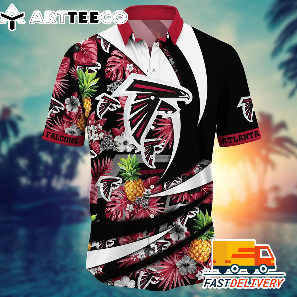 NFL Atlanta Falcons Hawaiian Shirt Style Pineapple Gift For Fans Football Lover