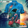 NFL Carolina Panthers Hawaiian Shirt Style Flamingo Gift For Fans Football Lover