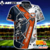 NFL Chicago Bears Hawaiian Shirt Dance With Death Gift For Fans Football Lover