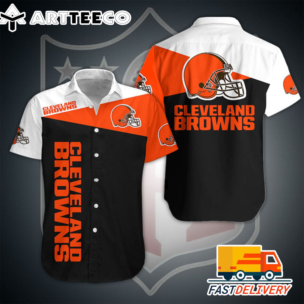 NFL Cleveland Browns Hawaiian Shirt Gift For Fans Football Lover