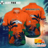 NFL Denver Broncos Hawaiian Shirt Style Tropical Tree Gift For Fans Football Lover