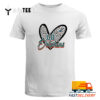 NFL Go Miami Dolphins Heart Fitted Leopard 2024 Logo T Shirt Gift For Football Fans 1