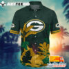 NFL Green Bay Packers Hawaiian Shirt Tropical Tree Gift For Fans Football Lover