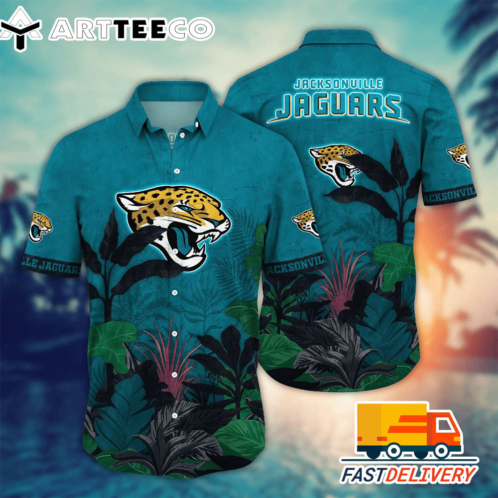 NFL Jacksonville Jaguars Hawaiian Shirt Style3 Gift For Fans Football Lover