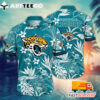 NFL Jacksonville Jaguars Hawaiian Shirt Tropical Tree Gift For Fans Football Lover