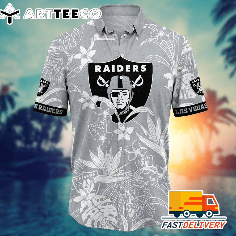 NFL Las Vegas Raiders Hawaiian Shirt Style4 Gift For Fans Football Lover