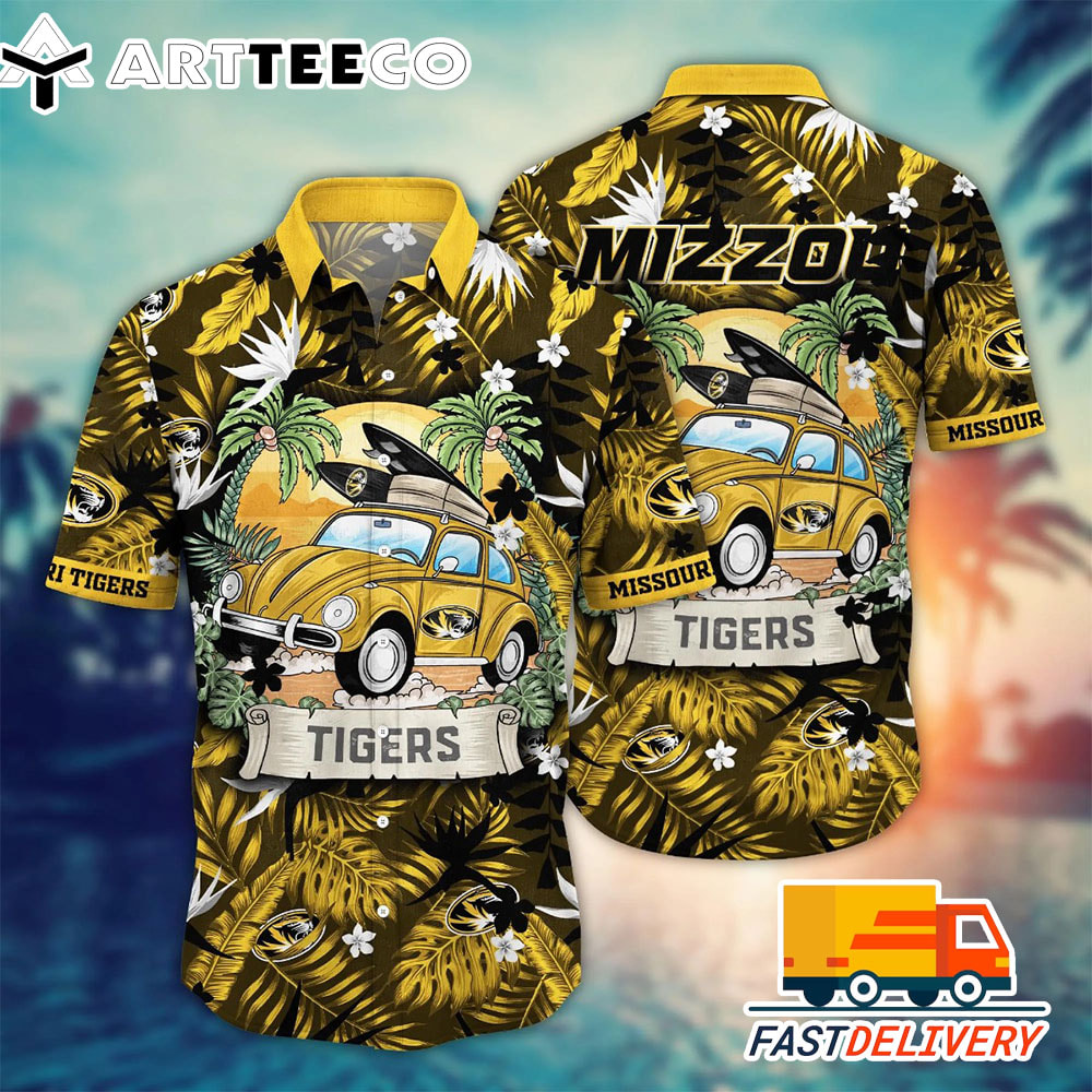 NFL Missouri Tigers Hawaiian Shirt Vacation Gift For Fans Football Lover