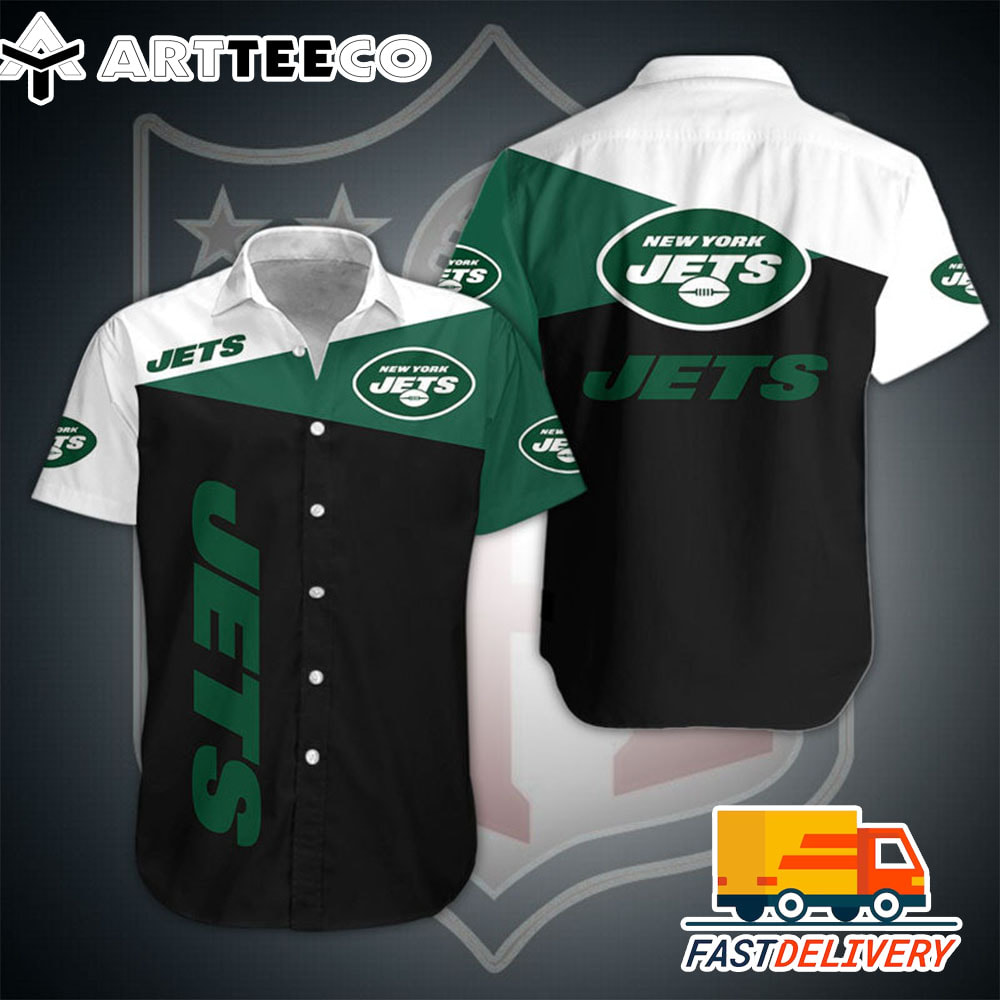 NFL New York Jets Hawaiian Shirt Gift For Fans Football Lover