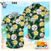 NFL Pittsburgh Steelers Hawaiian Shirt Tropical Flower Gift For Fans Football Lover