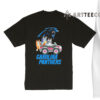 NFL The Bluey Characters Driving Car Carlonia Panthers Shirt Gift For Football Fans 1