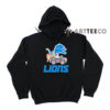 NFL The Bluey Characters Driving Car Detroit Lions Shirt Gift For Football Fans 3