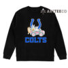 NFL The Bluey Characters Driving Car Indianapolis Colts Shirt Gift For Football Fans 2