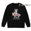 NFL The Bluey Characters Driving Car Las Vegas Raiders Shirt Gift For Football Fans 2