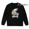 NFL The Bluey Characters Driving Car Philadenphia Eagles Shirt Gift For Football Fans 2