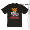 NFL The Bluey Characters Driving Car Washington Commanders Shirt Gift For Football Fans 1