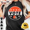 NFL Vote Cleveland Browns Football Shirt Retro Tee Trending3