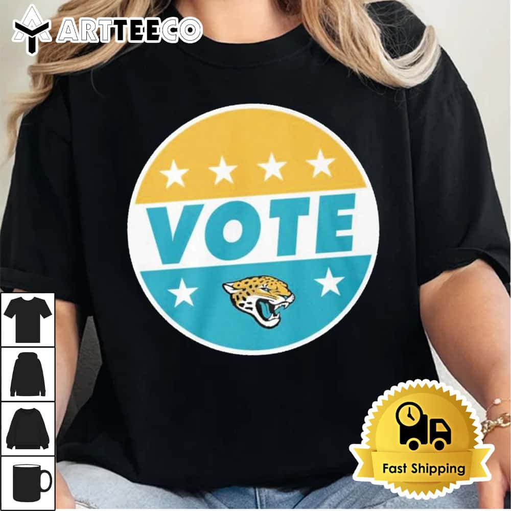 NFL Vote Jacksonville Jaguars Football Shirt Retro Tee Trending1