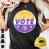 NFL Vote Minnesota Vikings Football Shirt Retro Tee Trending3