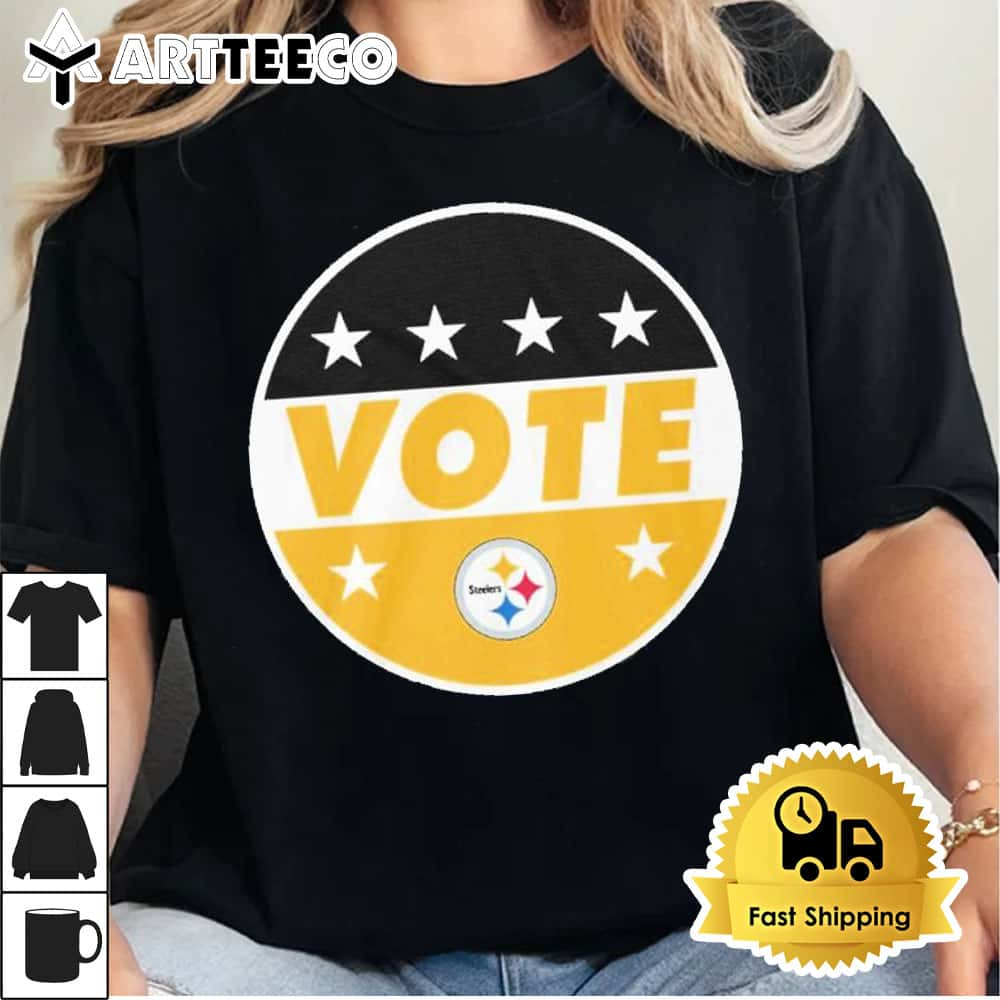 NFL Vote Pittsburgh Steelers Football Shirt Retro Tee Trending1