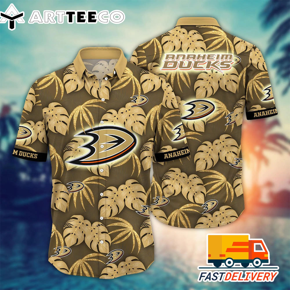 NHL Anaheim Ducks Hawaiian Shirt Gift For Fans Football Lover