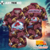 NHL Colorado Avalanche Hawaiian Shirt Leaf Gift For Fans Football Lover