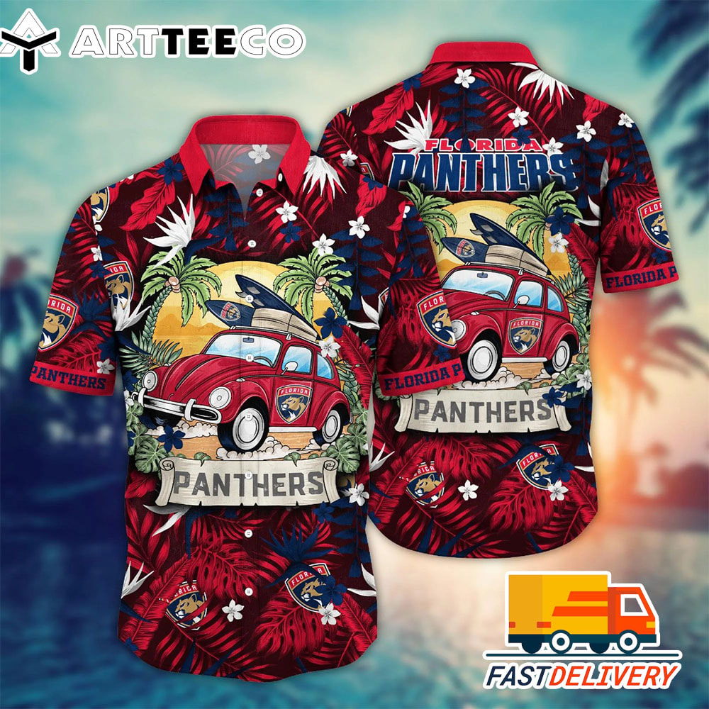 NHL Florida Panthers Hawaiian Shirt Vacation Gift For Fans Football Lover