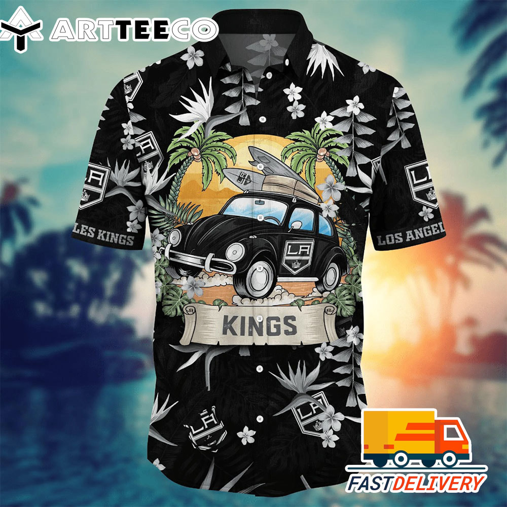 NHL Los Angeles Kings Hawaiian Shirt Vacation Gift For Fans Football Lover