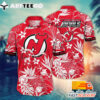 NHL New Jersey Devils Hawaiian Shirt Leaf Gift For Fans Football Lover