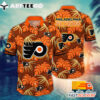 NHL Philadelphia Flyers Hawaiian Shirt Leaf Gift For Fans Football Lover