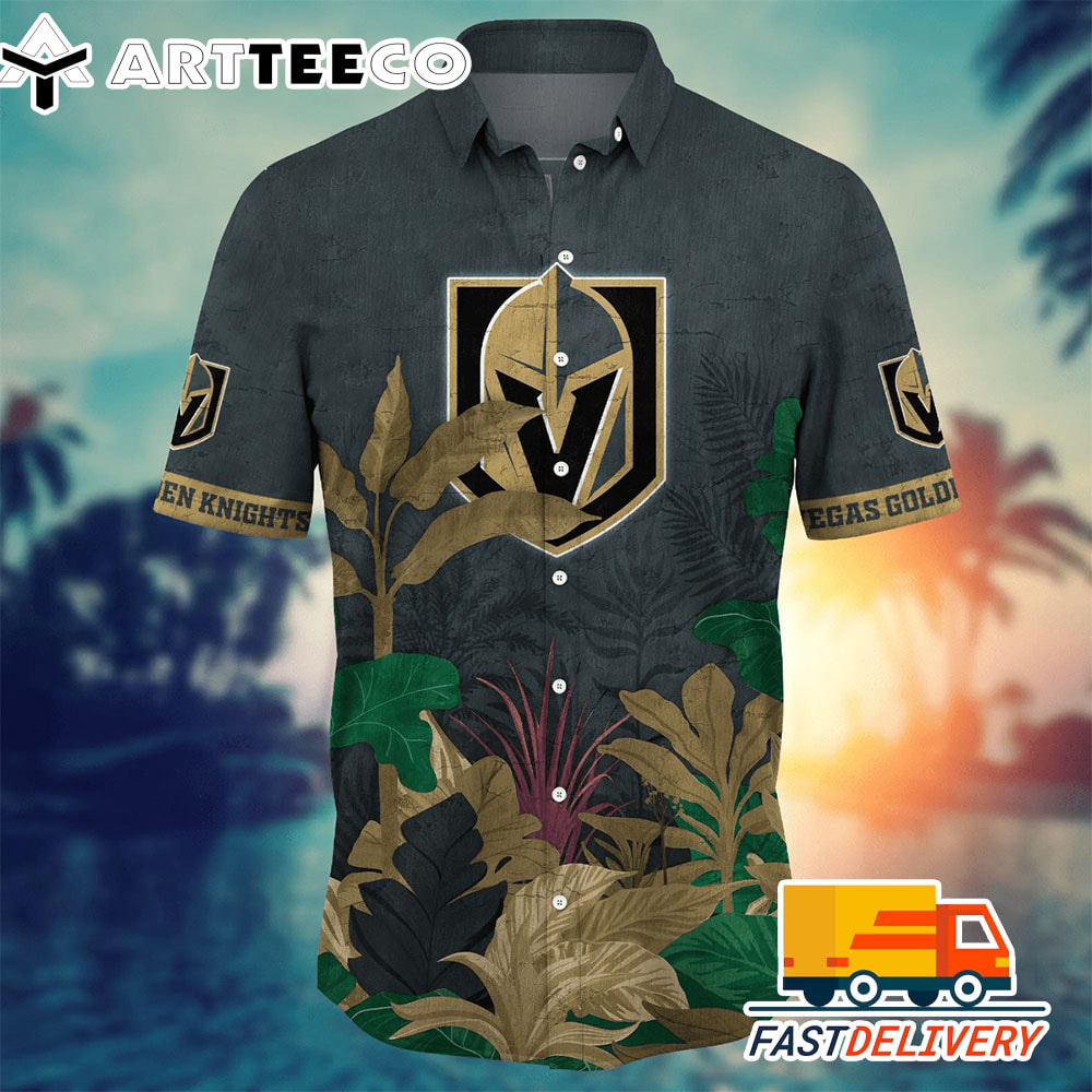 NHL Vegas Golden Knights Hawaiian Shirt Vacation Gift For Fans Football Lover